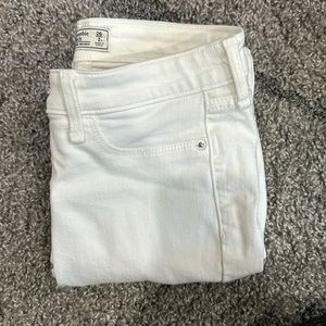 White Abercrombie Jeans